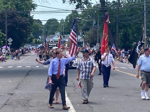 U.S. Senator Richard Blumenthal (D-CT) attended Memorial Day parades in Wethersfield, Milford, Orange, Monroe, Torrington, and Stratford.
